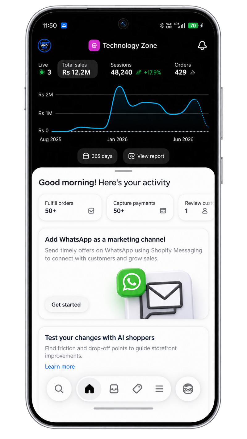 Sales Metric Dashboard